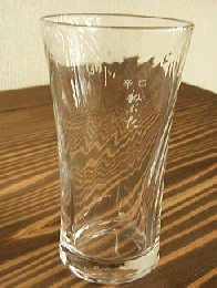 모모카와 네부타 냉주 유리잔 (100ml) 桃川 ねぶた 冷酒グラス