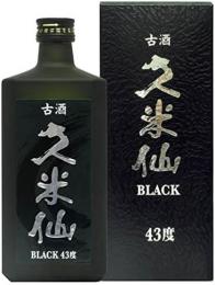 아와모리 쿠메센 블랙 고주 720ml (43도) 泡盛 久米仙ブラック古酒 43度