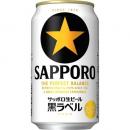 【큐익스프레스, 송료포함】 삿뽀로 맥주 쿠로라벨 350ml X 6캔