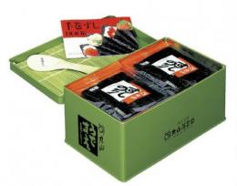 <마루야마> 테마키스시세트 (四切5枚×18袋), 요리책, 주걱, 김밥말이 발, 전용상자