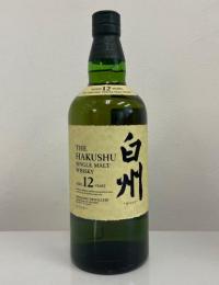 【일본국내발송, 송료포함】 하쿠슈 싱글몰트 12년 상자없음 (700ml) 白州  12年