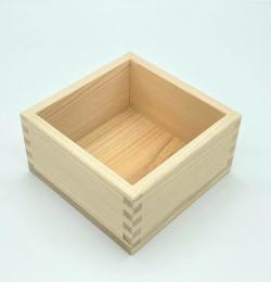 일본산 히노끼 나무 마쓰잔 (5合 : 900cc) ヒノキ使用 5合枡 桝(マス)