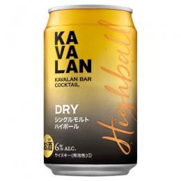 【큐익스프레스, 송료포함】 카발란 바 칵테일 DRY 하이볼 캔 320ml X 6캔
